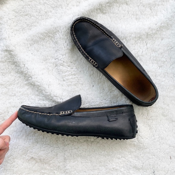 black polo loafers